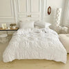 RuffleBloom – Elegantes Bettbezug-Set mit Rüschen und Blumenmuster 1