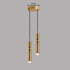 ELYISIA Double Geometric Cylindrical Brass Pendant Light Modern Lighting Living Room