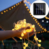 Solarbetriebene Lichterkette Für Den Außenbereich