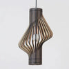 LIGAYA Pendant Light Birdcage-Inspired Design Warm Wood Elements Scandinavian Sophistication