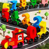 Cleverspur – Creative Wooden Magnetic Train with Numbers – Educational Toy for Children
