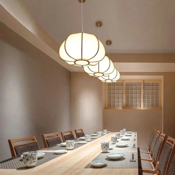Carmelita Bamboo Lamp With Warm, Diffused Light For Living Spaces