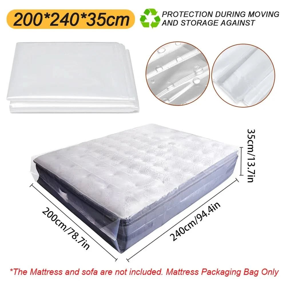 Dust Protection Mattress Cover - Waterproof Mattress Encasement - Protection from Dust and Moisture