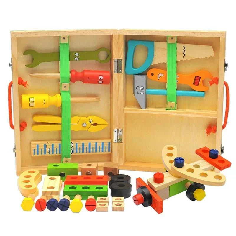 Wooden Tools – Montessori Wooden Toolbox to Promote Creativity and Motor Skills