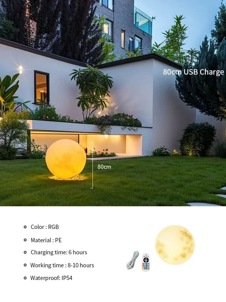 GLAVINA Moon Lights Indoor and Outdoor Waterproof Design Smart Control Garden Light