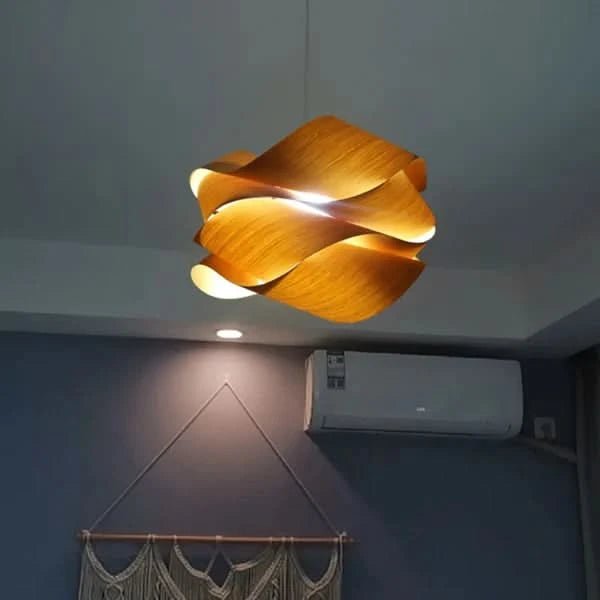HAYA Chandelier Pendant Light Made of Wood With Modern Aesthetic For Kitchen Dining Room Bars Restaurants