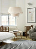 SABRINA Elegant Double-Dome Ceiling Lamp With LED Lighting