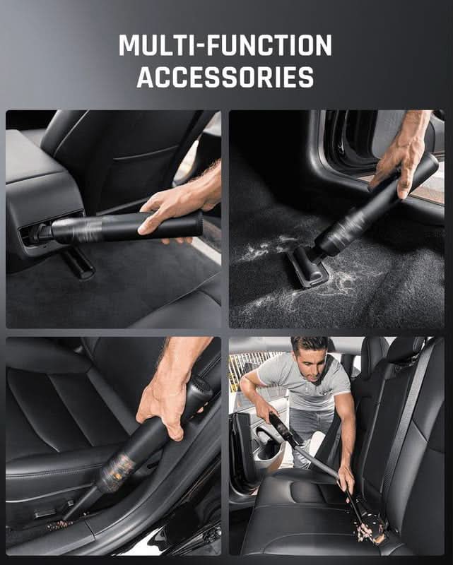 Dust Companion - Cordless Handheld Vacuum Cleaner For Effortless Car & Home Cleaning