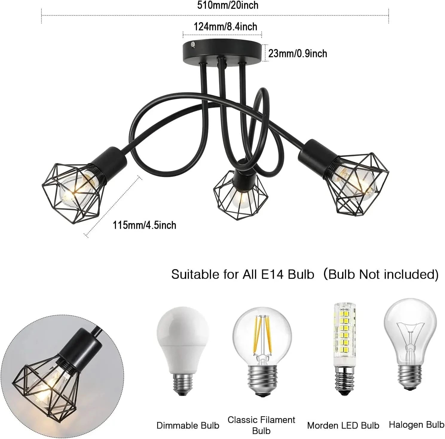 FELORA – Modern Ceiling Light