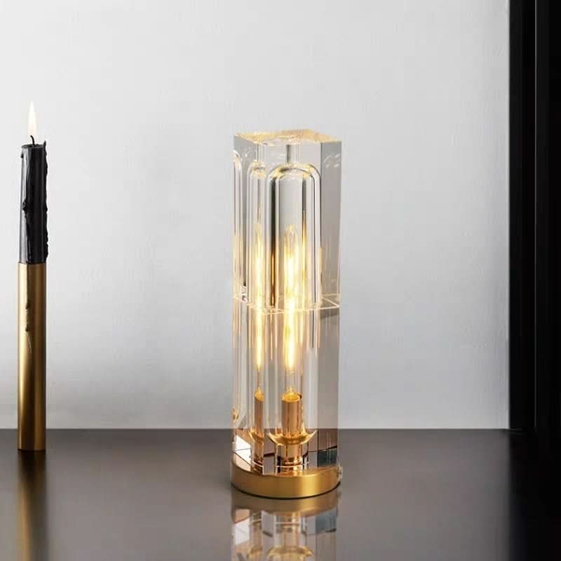 NEXORA – Minimalistische Würfel-Tischlampe