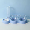 KARLFEAST - 3-in-1 Feeder with Water Dispenser and Elevated Bowl