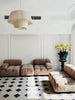 SABRINA Elegant Double-Dome Ceiling Lamp With LED Lighting