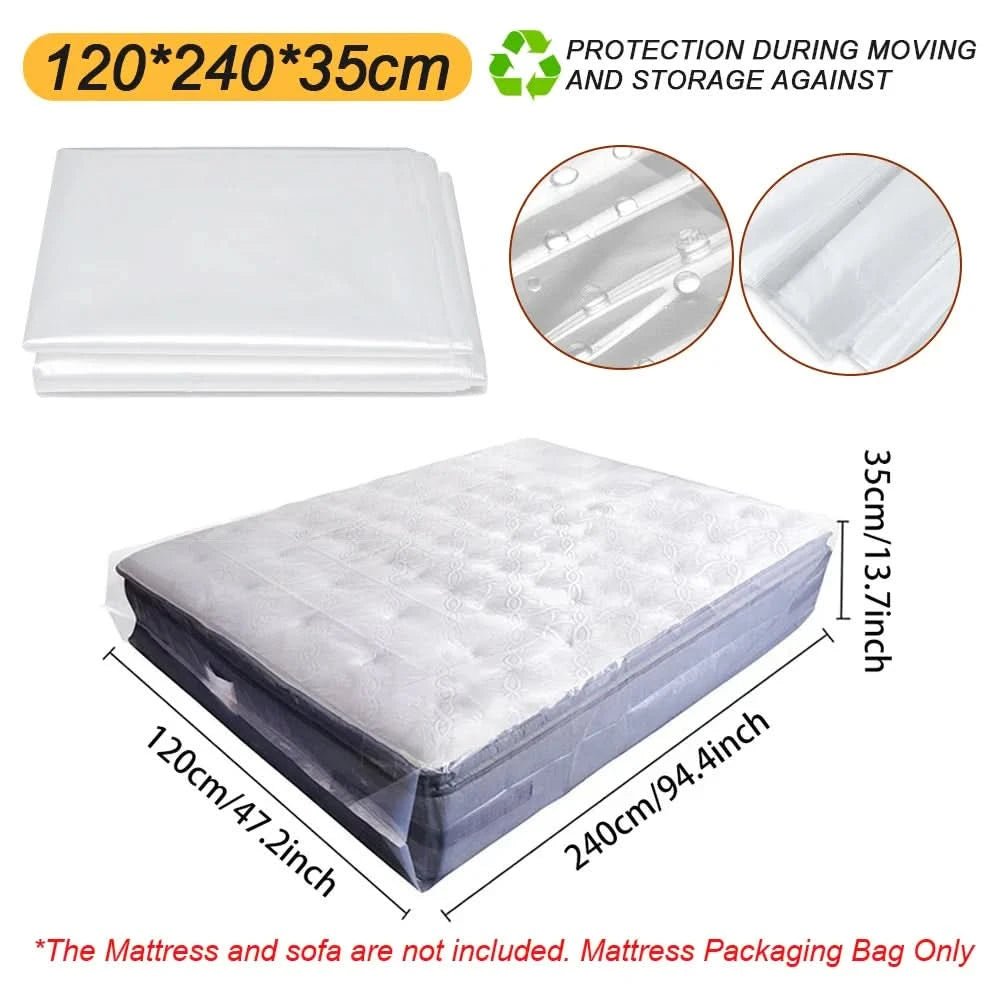 Dust Protection Mattress Cover - Waterproof Mattress Encasement - Protection from Dust and Moisture