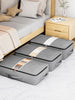 Clothes Storage Bag - Foldable Storage Bag with Clear Window & Zipper for Clothes & Bedding