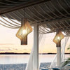 LIGAYA Pendant Light Birdcage-Inspired Design Warm Wood Elements Scandinavian Sophistication