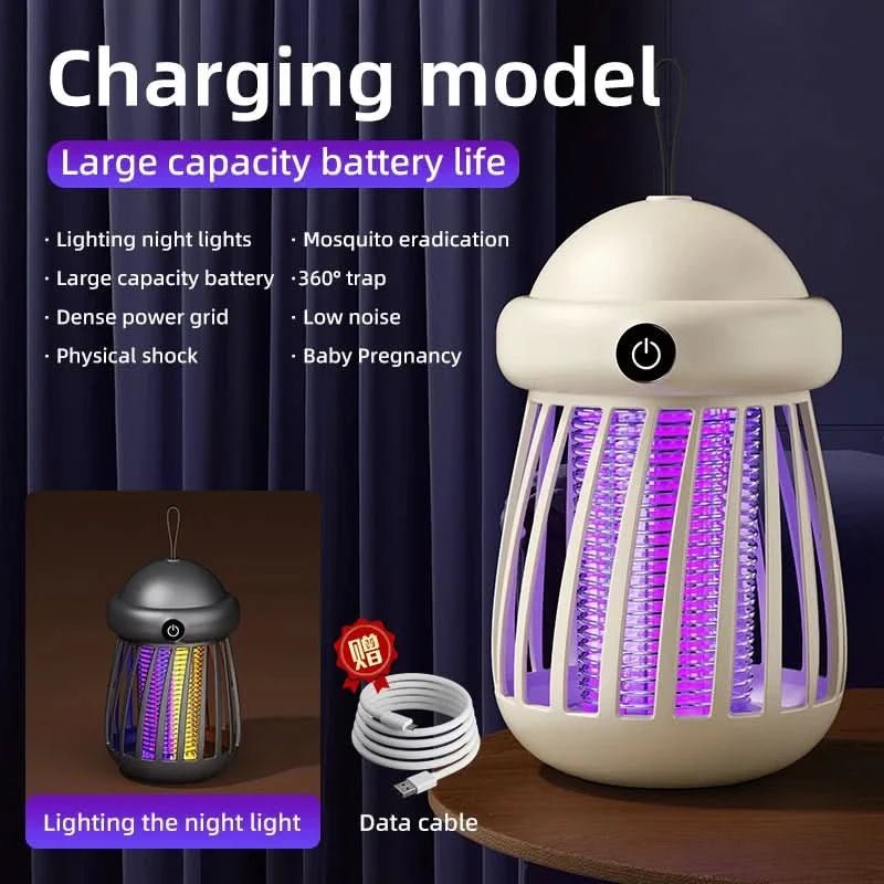 LumaGuard Insect Killer - Silent Mosquito Protection With UV Light & Power Grid