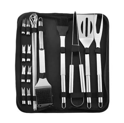 Grill Master BBQ Tool Set – Fully Equipped for Stylish Grilling