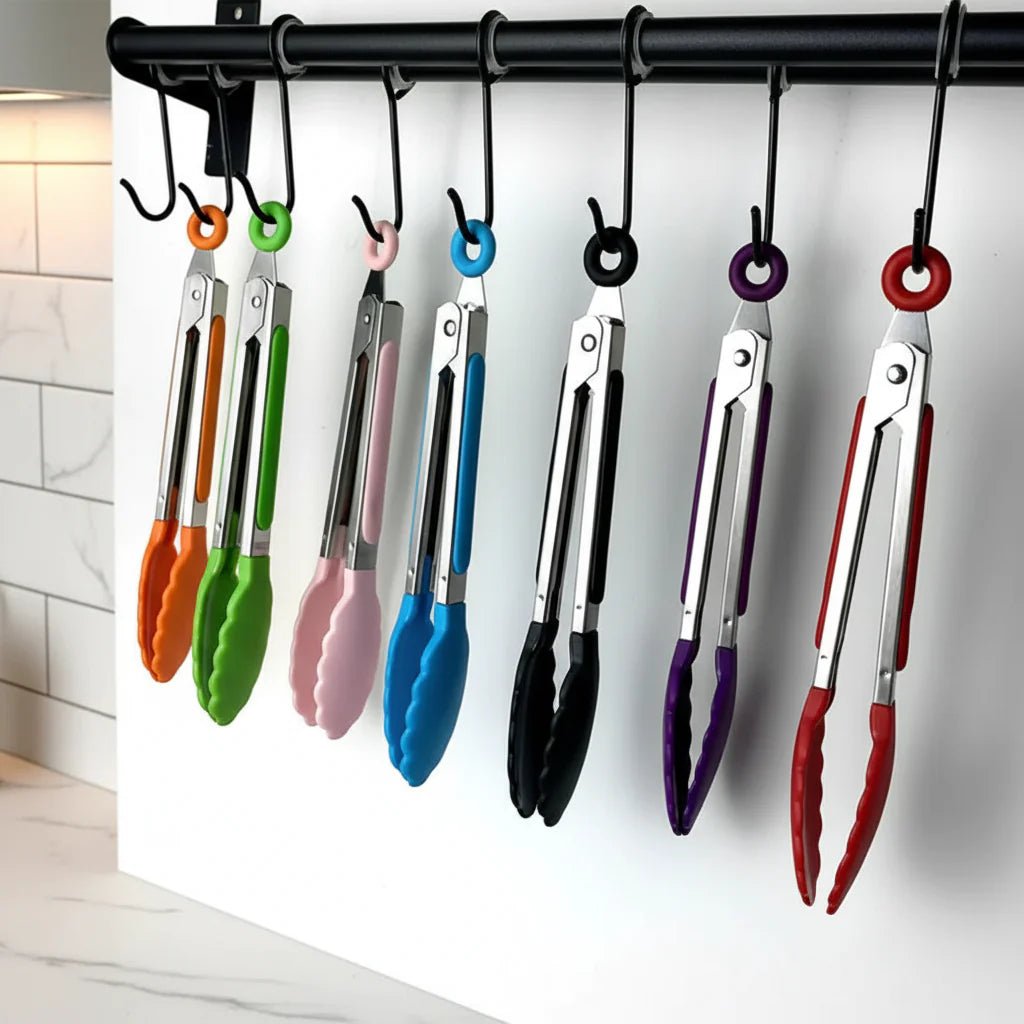 SERVITONG - Stainless Steel Serving Tongs For Bread And Salad