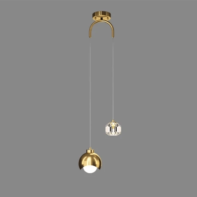 Theresa LED Pendant Light Crystal Globe Lighting