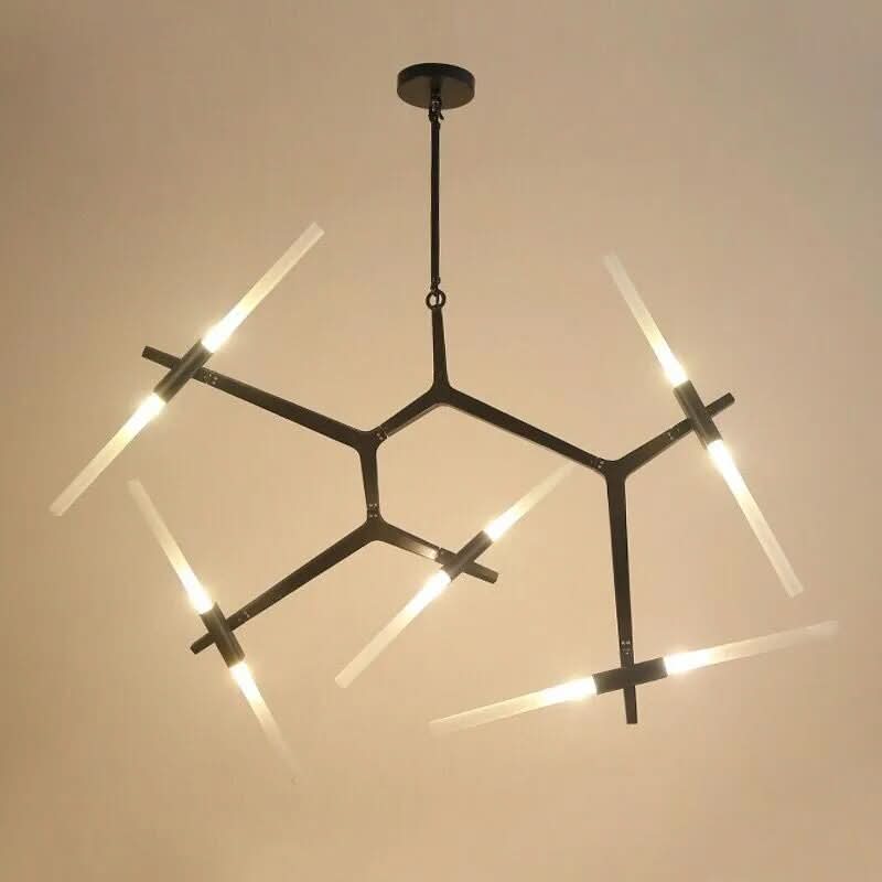 ORLETHIA – Modern Ceiling Light Made of Iron and Glass