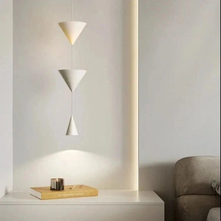 LUCINE Minimalist Double Cone Pendant Light