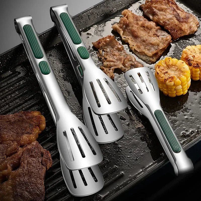 BBQTONG - Stainless Steel Grilling Tongs for Meat and Barbecue
