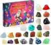 Crystal Jewels - Magical Gemstone Advent Calendar with 24 Natural Crystals