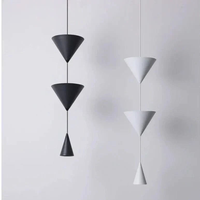 LUCINE Minimalist Double Cone Pendant Light