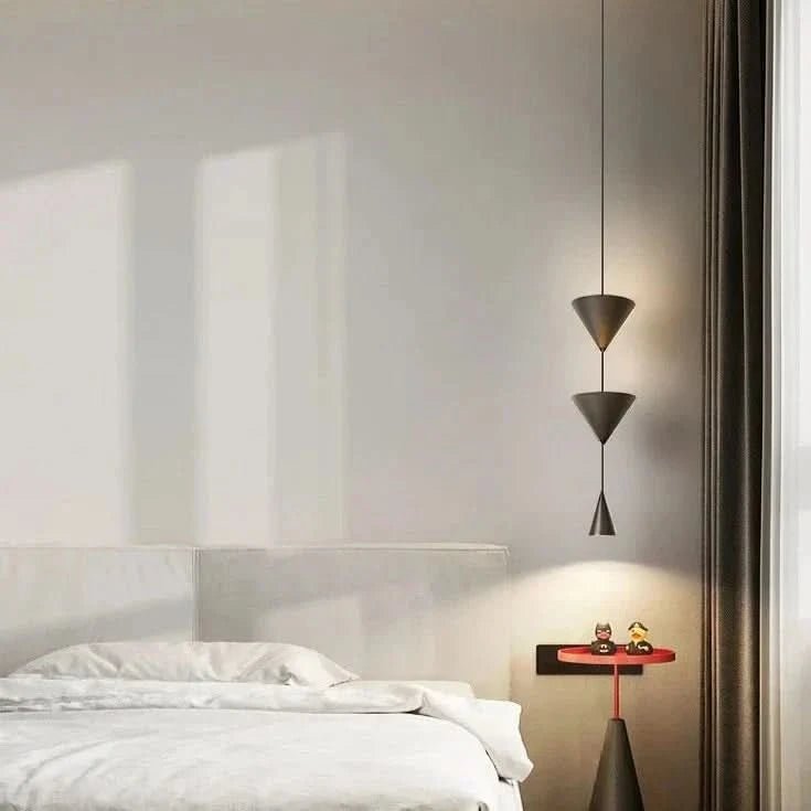LUCINE Minimalist Double Cone Pendant Light