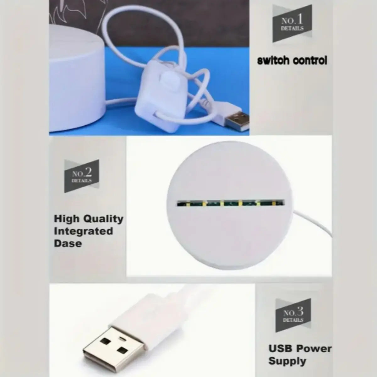 3D football sports night light USB plug bedroom bedside creative desk lamp sports enthusiast gift decoration night light