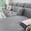 PlushSecure - Elegant Jacquard Sofa Cover for Non-Slip Comfort