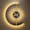 Zentime Modern LED Wall Clock with Nordic Elegance and Minimalist Design