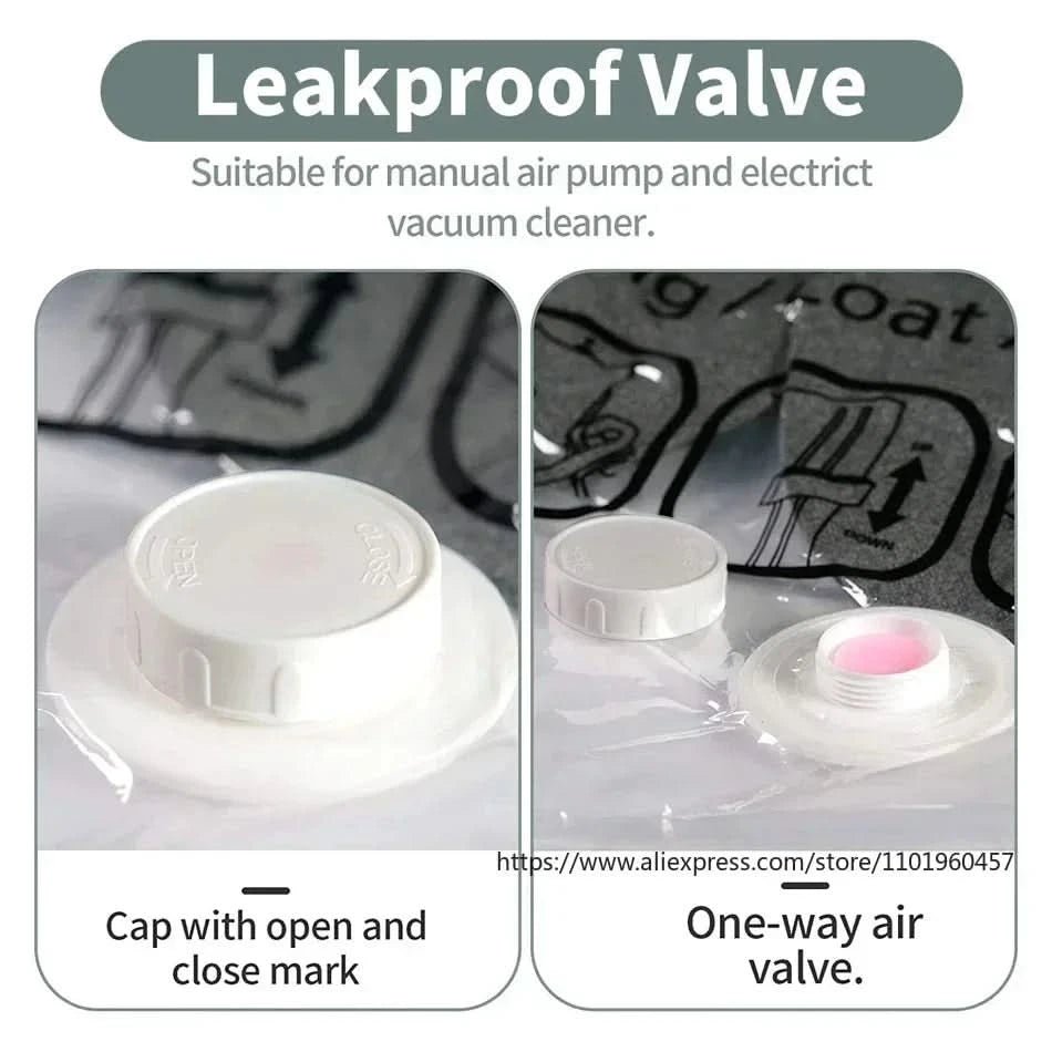 Professional Vacuum Bags – Hanging Vacuum Storage Bags Set of 3