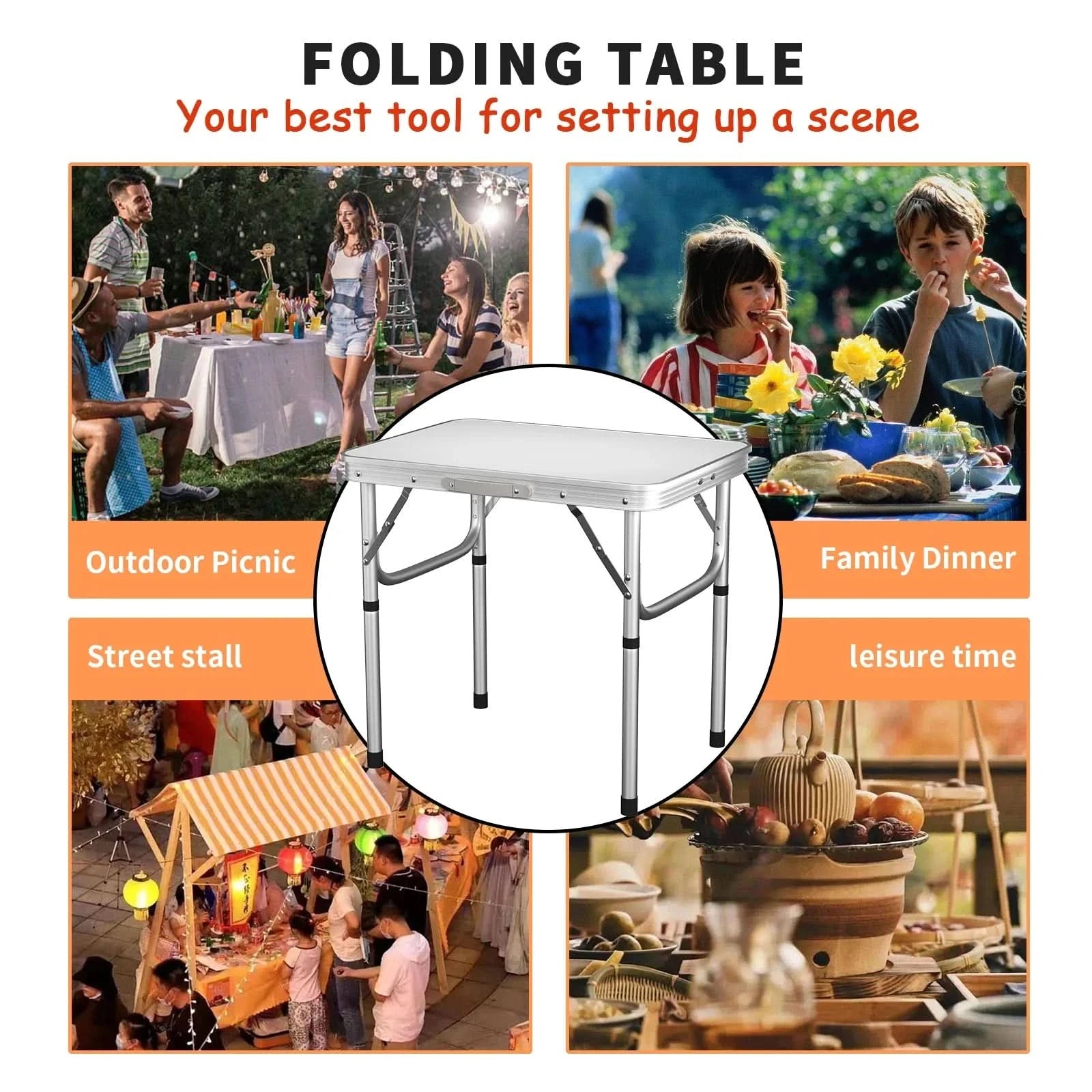 WanderPro Folding Table – Stable & Compact For Camping And Picnics