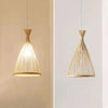 Bamboo Pendant Light In Teepee Style Made Of Rattan And Bamboo Environmentally Friendly Modern
