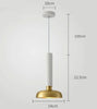 ELVINA Brass Minimalist Industrial Ceiling Light