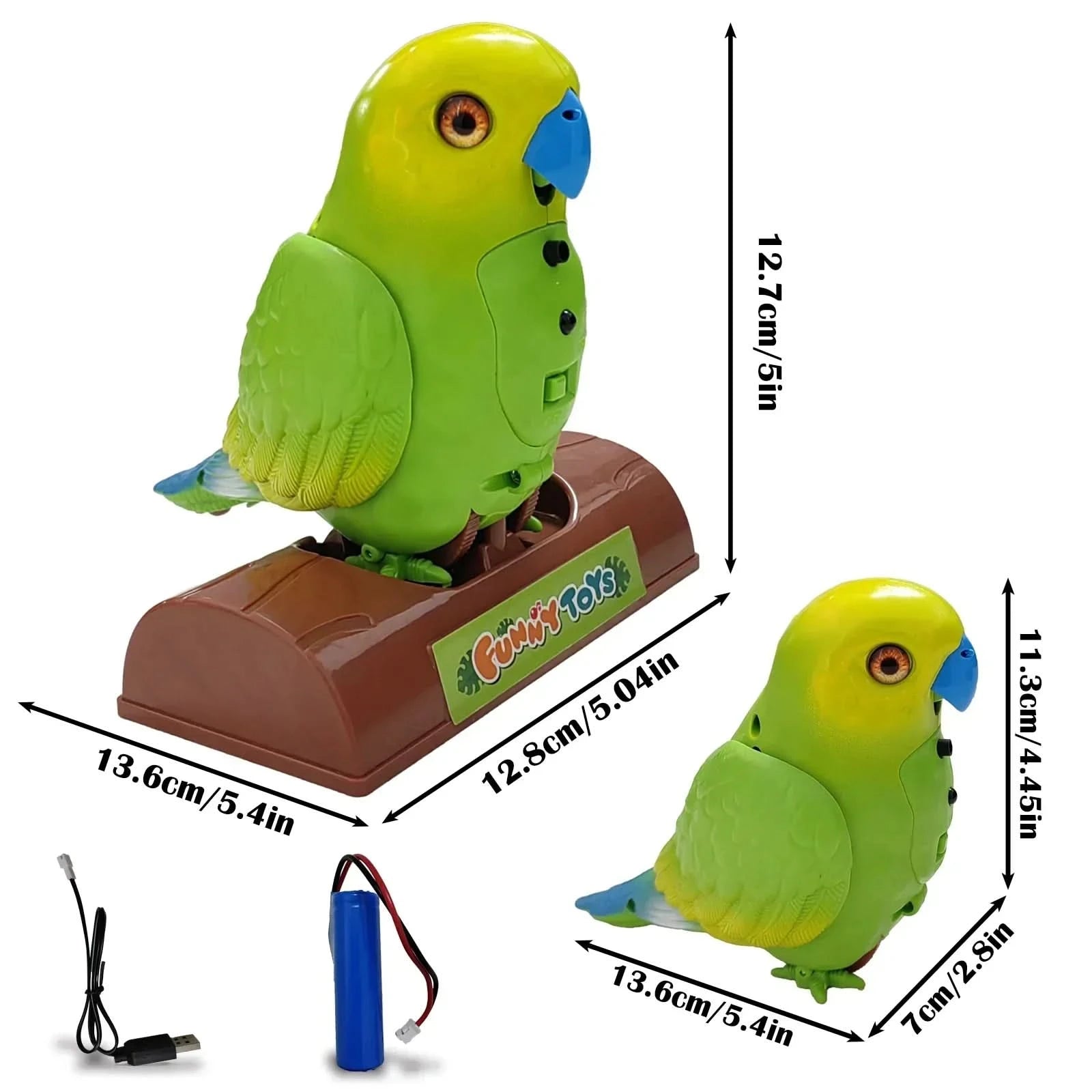 Chatterbox – Interactive Parrot that Repeats Everything