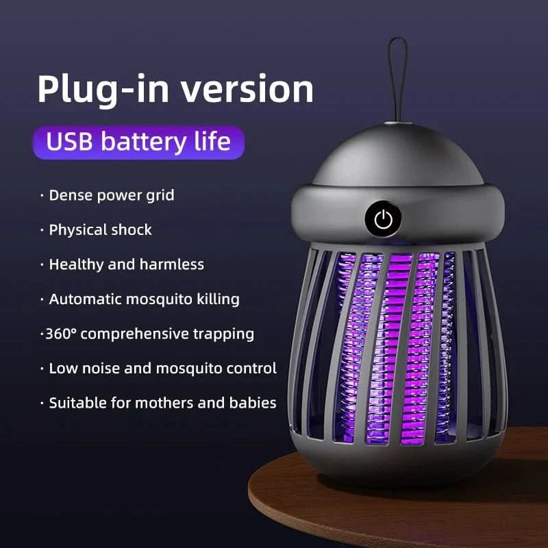 LumaGuard Insect Killer - Silent Mosquito Protection With UV Light & Power Grid