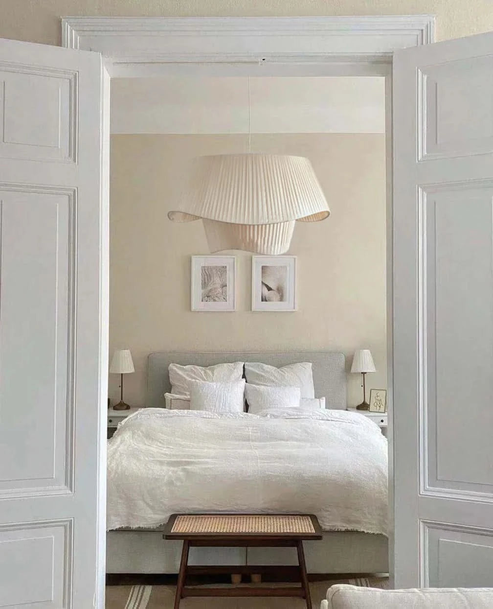 SABRINA Elegant Double-Dome Ceiling Lamp With LED Lighting