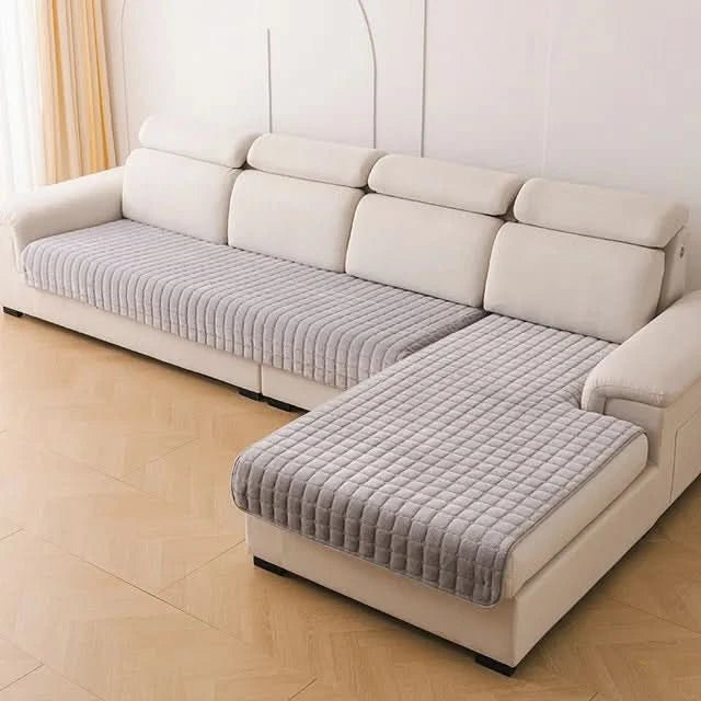 Velvet-soft - Plush Velvet Anti-slip Sofa Cover For Extra Elegance And Comfort