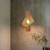LIGAYA Pendant Light Birdcage-Inspired Design Warm Wood Elements Scandinavian Sophistication