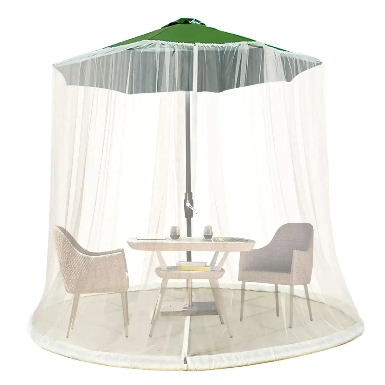 Ökoschild Mosquito Net – Mosquito Net For Parasols Up To 4 m – Adjustable And With Zipper