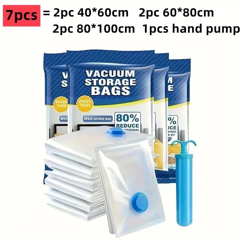LagerPro Vacuum Bags – Vacuum Storage Bags for Space-Saving Storage of Clothes & Bedding
