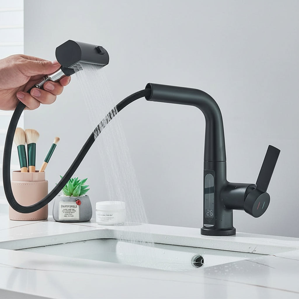 LUXOR - Modern Digital Basin Mixer