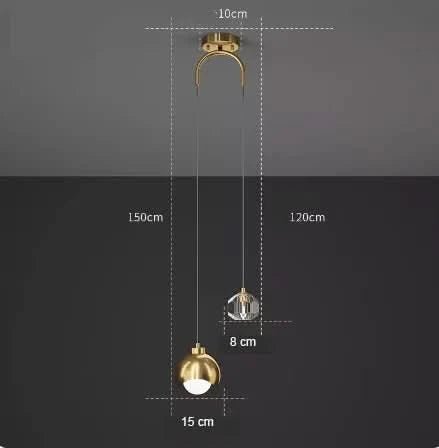 Theresa LED Pendant Light Crystal Globe Lighting