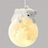 WINTHARA – Enchanting Ceiling Light with Bear on the Moon