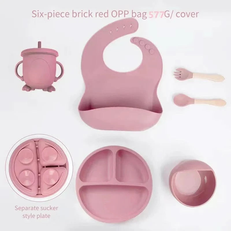 WeicherBiss – 6-Piece Silicone Feeding Set For Stress-Free Learning To Eat