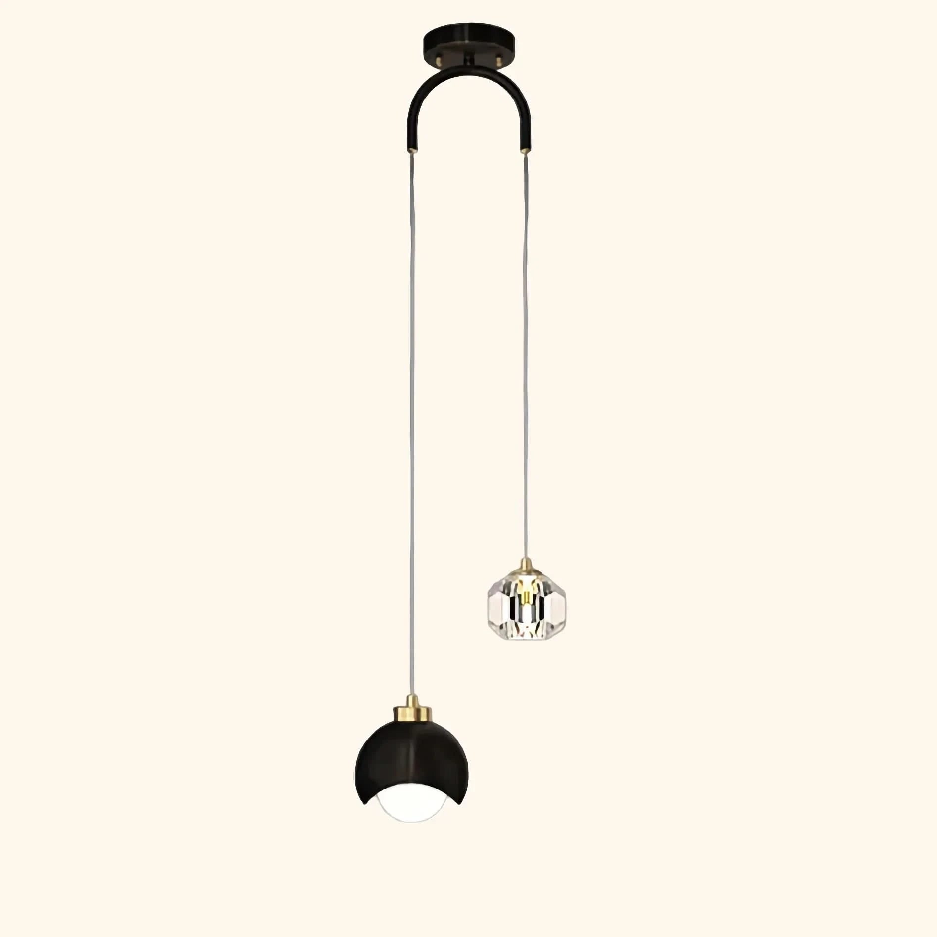 Theresa LED Pendant Light Crystal Globe Lighting