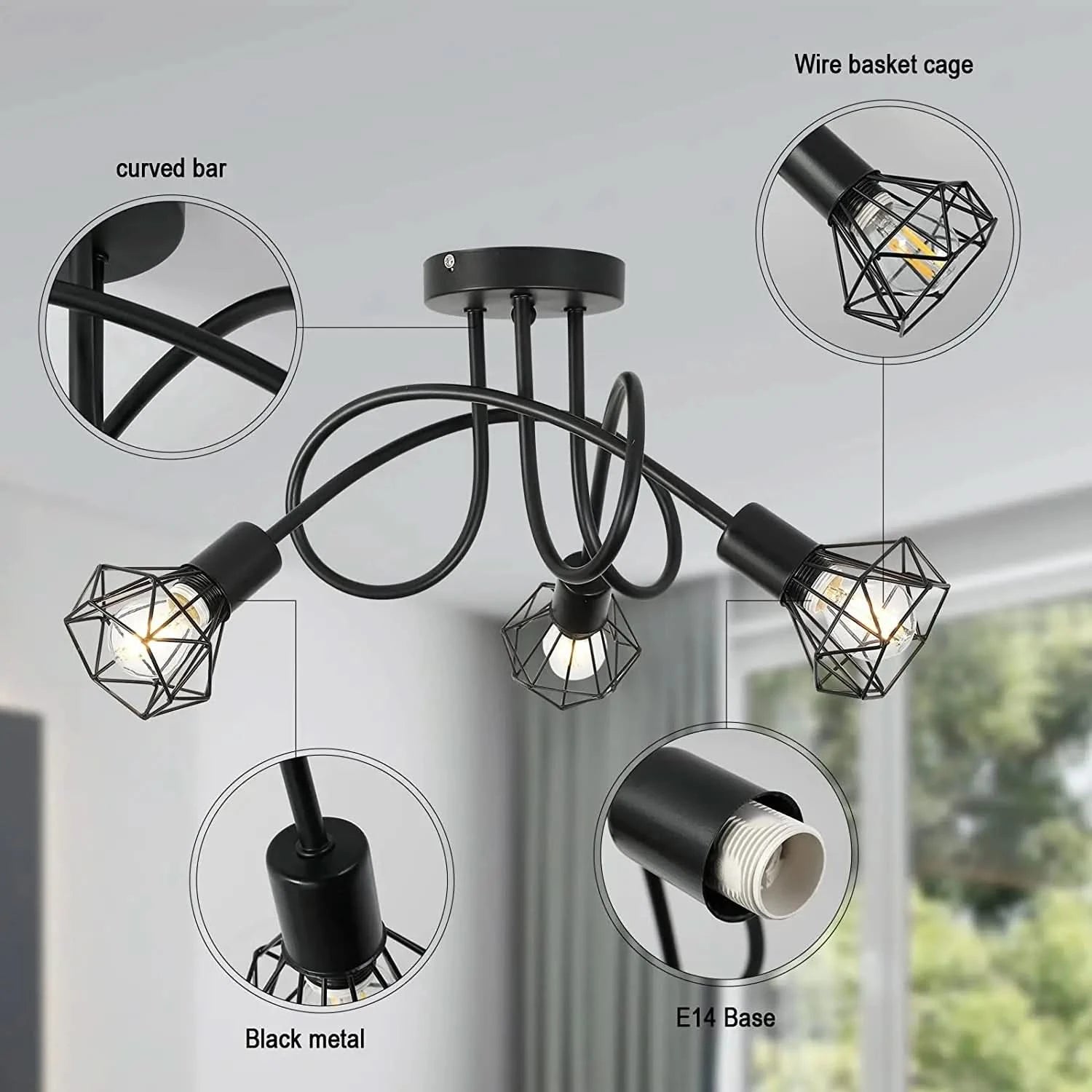 FELORA – Modern Ceiling Light