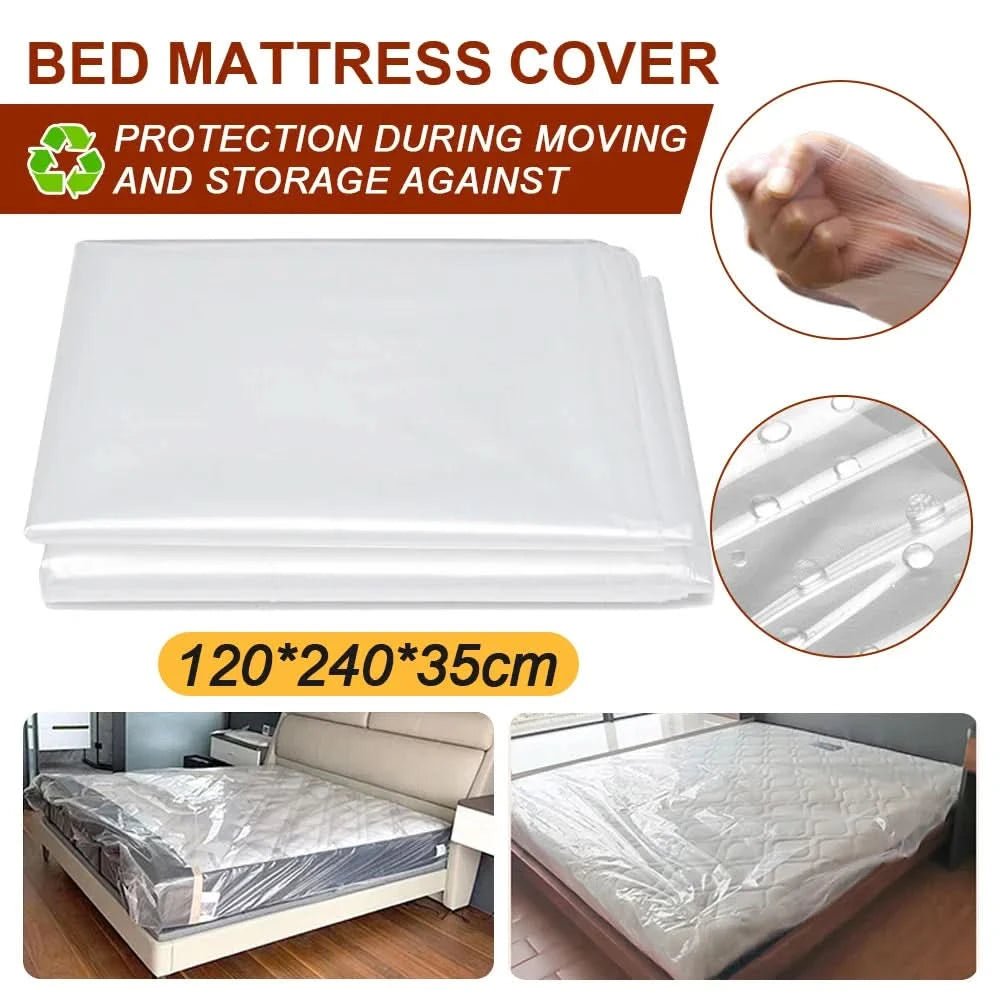 Dust Protection Mattress Cover - Waterproof Mattress Encasement - Protection from Dust and Moisture